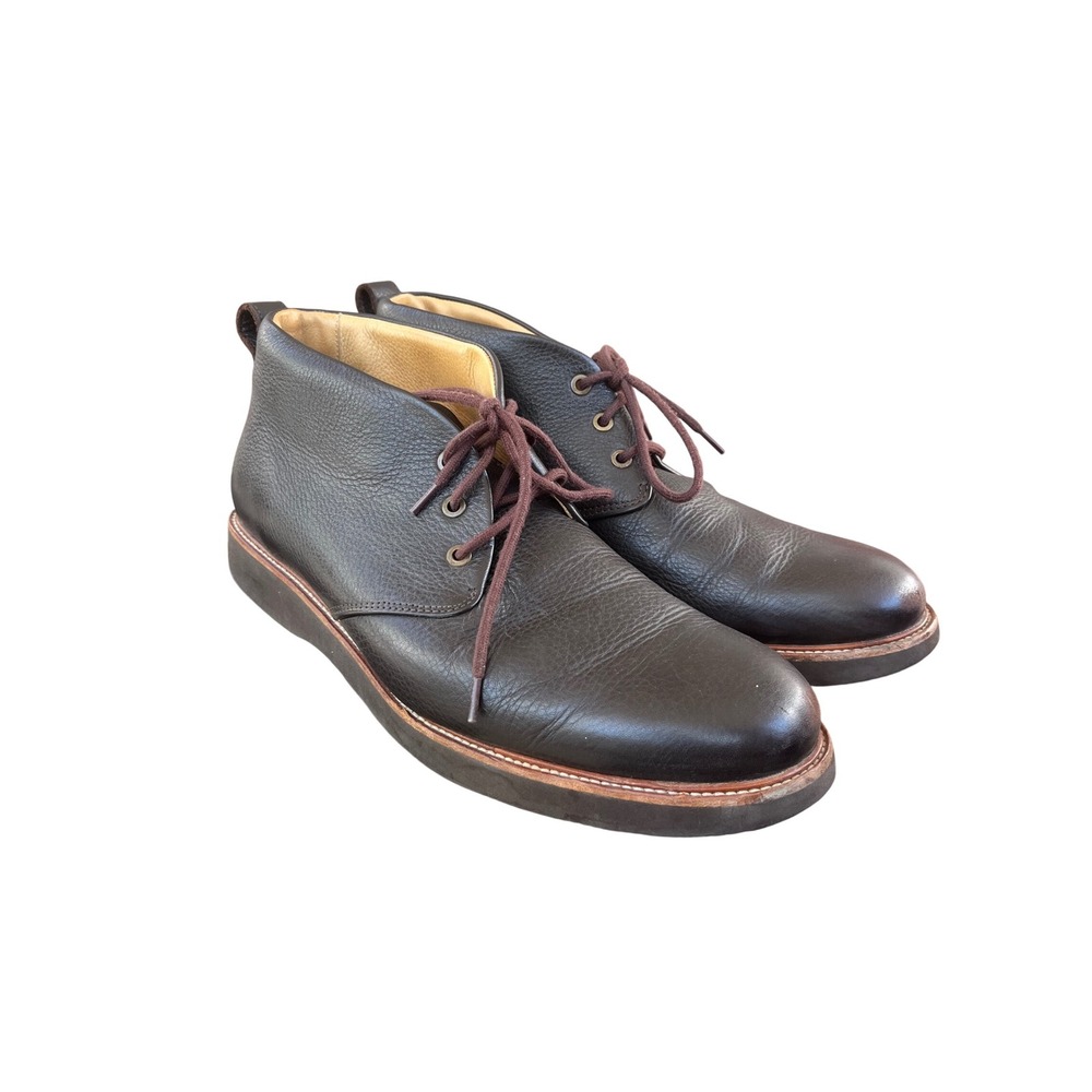 Samuel‎ Hubbard Rafael Hybrid Brown Leather Chukka Ankle Boots, Size 12
